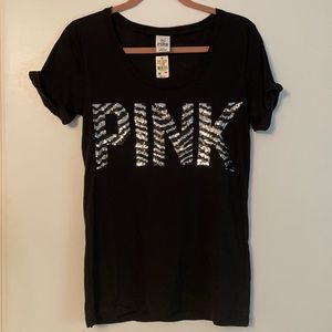 PINK Victoria’s Secret sequin t-shirt